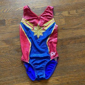 Captain Marvel Girls Gymnastics Leotard